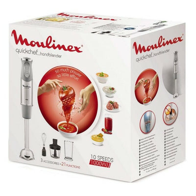 Mixeur plongeant Moulinex Quickchef 1000W Gris 1000 W (Reconditionné B)