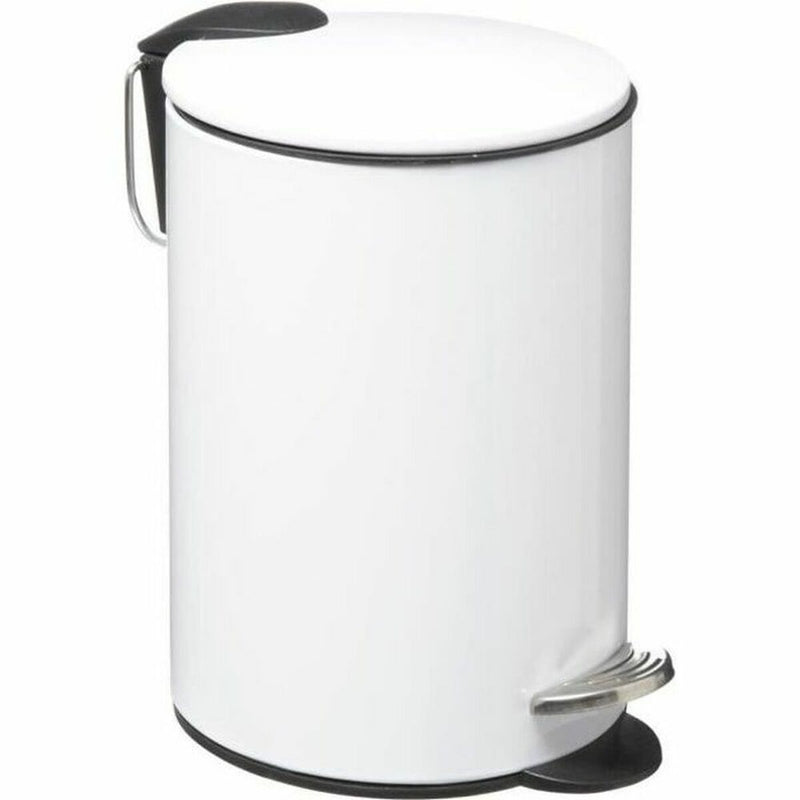 Papelera con Pedal 5five Blanco Multicolor Metal 3 L (Reacondicionado B)