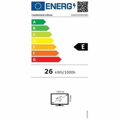 Television Continental Edison CELED32HD24B3 32" LED (Refurbished D)