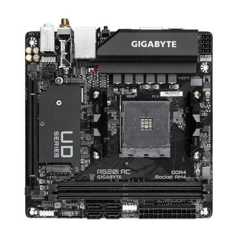 Motherboard Gigabyte   AM4     AMD A520 AMD AMD AM4   (Restauriert A)