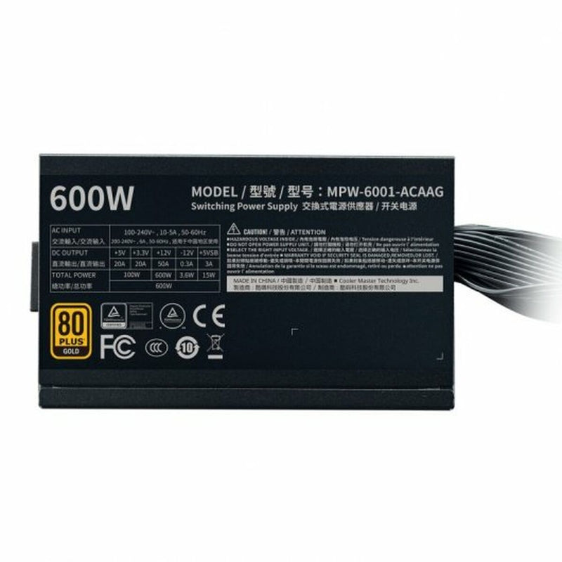 Power supply Cooler Master 600 W (Refurbished B)