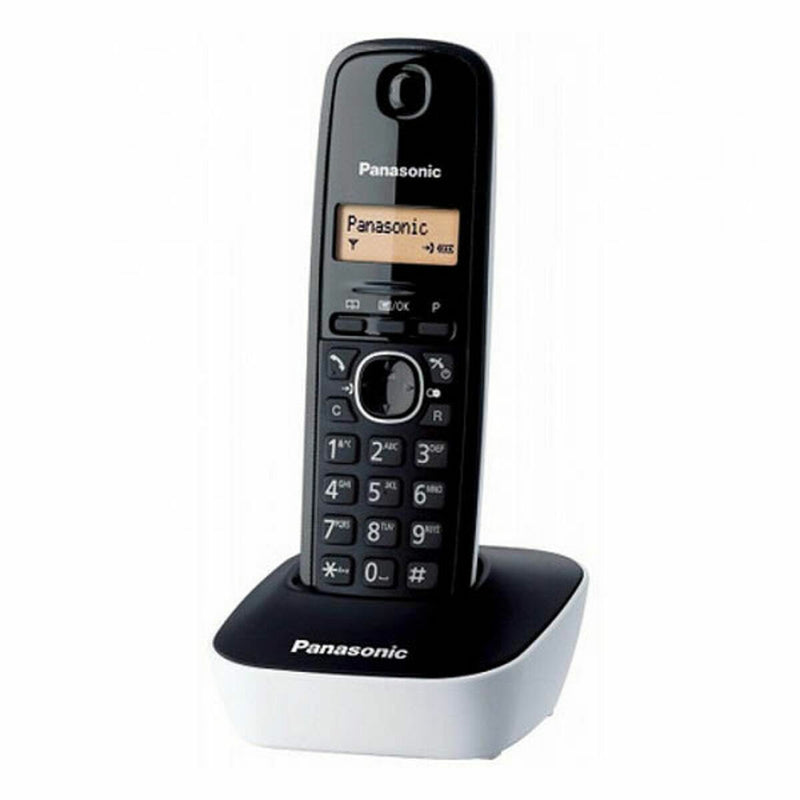 Telefono Senza Fili Panasonic KX-TG1611SPW Ambra Nero/Bianco (Ricondizionati A)