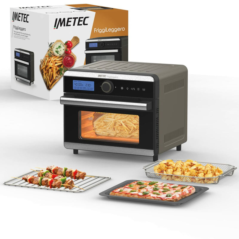 Friggitrice ad Aria IMETEC FRIGGI LEGGERO Nero Grigio 1550 W (Ricondizionati C)