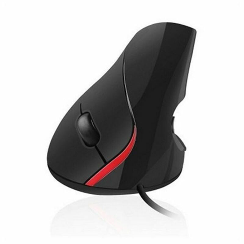 Ergonomic Optical Mouse Ewent 1000 dpi USB Black (Refurbished B)