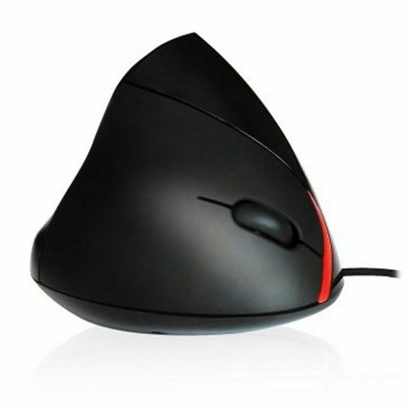 Ergonomic Optical Mouse Ewent 1000 dpi USB Black (Refurbished B)