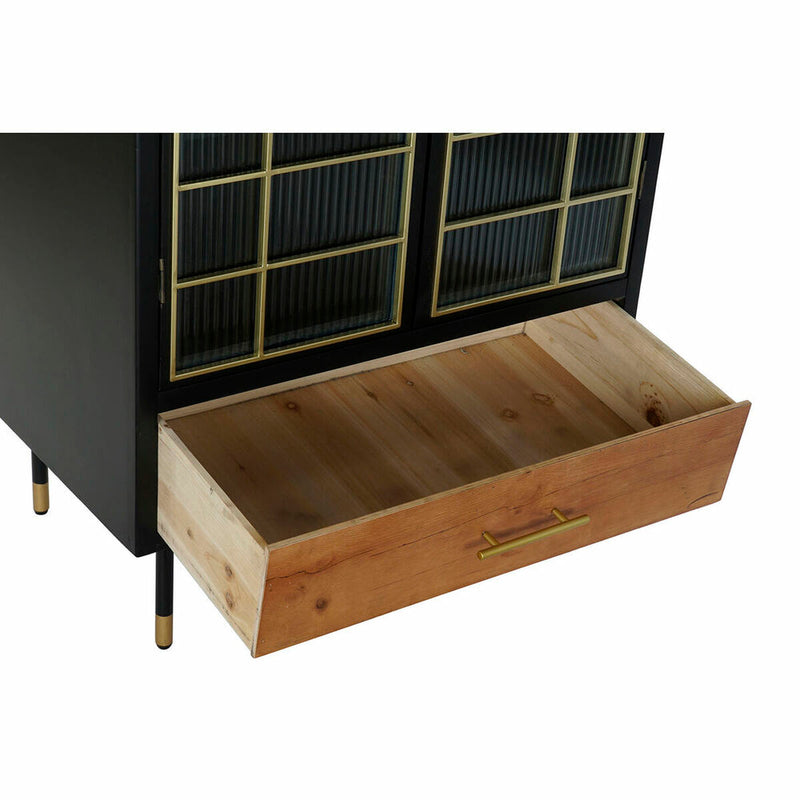 Credenza DKD Home Decor MDF Nero (Ricondizionati B)