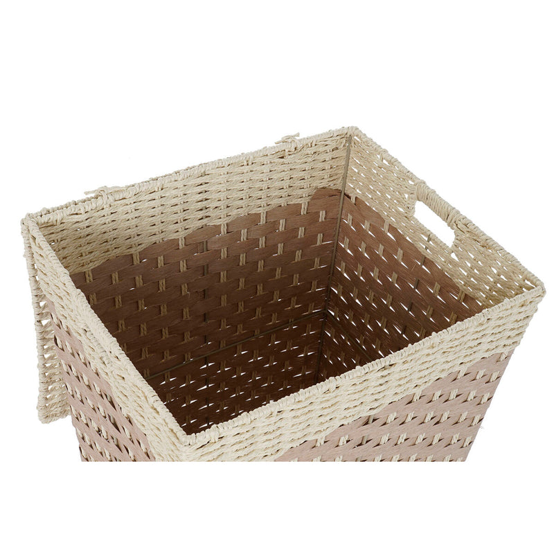 Laundry basket DKD Home Decor Natural 50 L Braiding (Refurbished A)