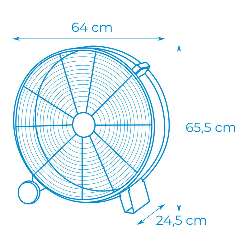 Ventilatore da Terra EDM Multicolore industriale (Ricondizionati A)