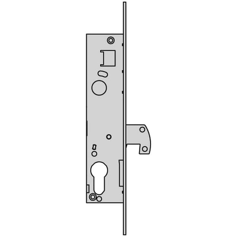 Einsteckschloss Cisa L4140.20.0  Vertikal Europäisch (Restauriert B)