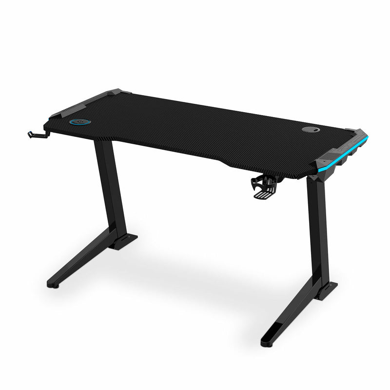 Mesa de Escritorio Gaming Loctek Negro Madera 125 X 60 X 1,8 CM  (Reacondicionado A)