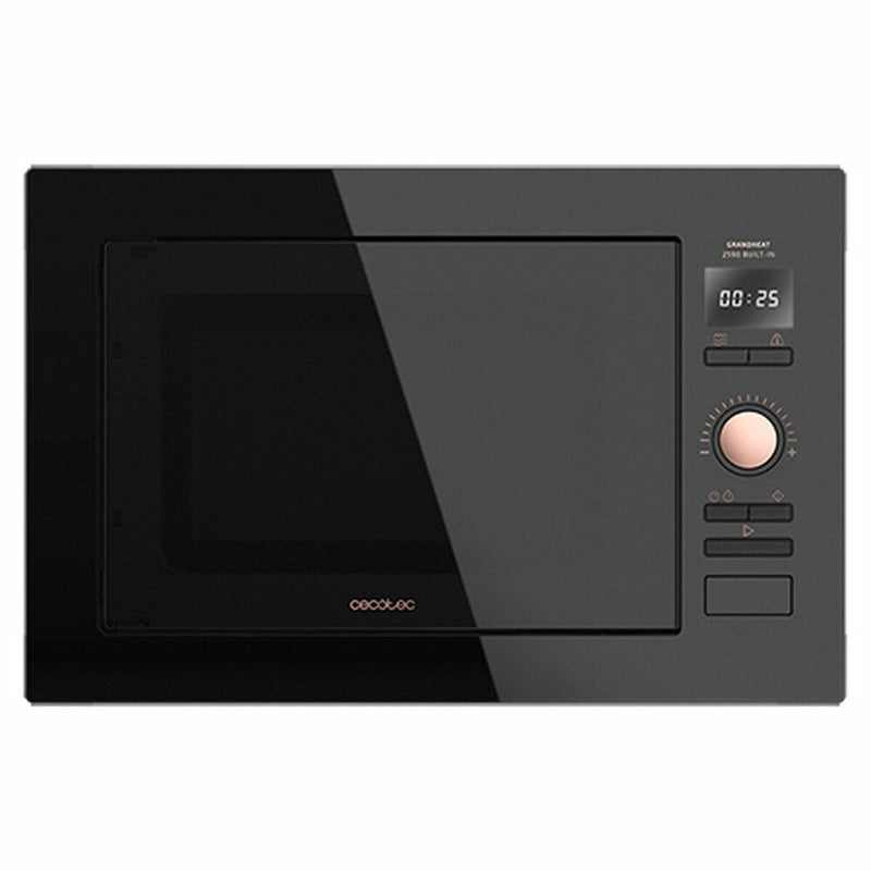 Mikrowellenherd integrierbar Cecotec Schwarz/Rosa 900 W 25 L (Restauriert A)