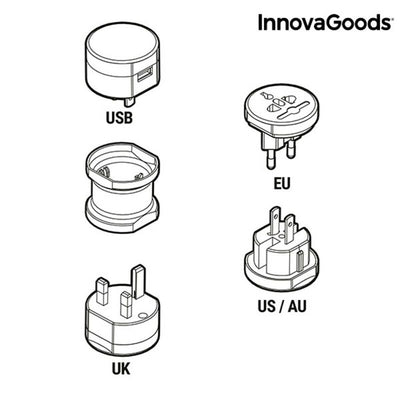 Universal Travel Power Adapter Electrip InnovaGoods (Refurbished A)