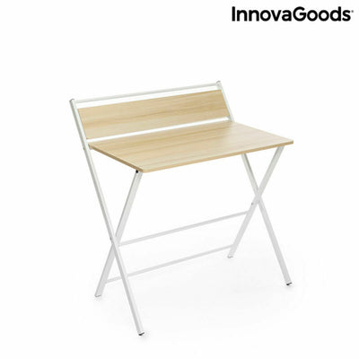 Bureau Pliable avec Étagère InnovaGoods Tablezy Bois (Reconditionné B)