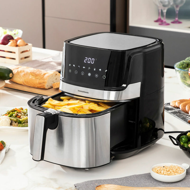 Friteuse à Air InnovaGoods Noir 1700 W 5,5 L Acier inoxydable (Reconditionné B)