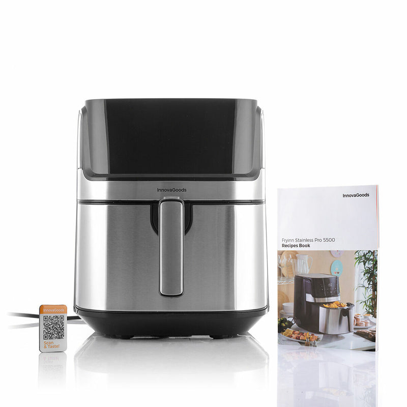 Friteuse à Air InnovaGoods Noir 1700 W 5,5 L Acier inoxydable (Reconditionné B)