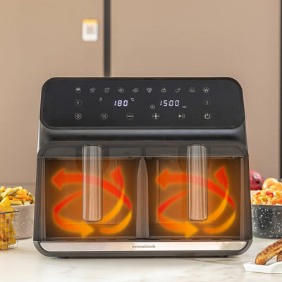 Heißluftfritteuse InnovaGoods Schwarz 3400 W 8 L Edelstahl (Restauriert C)