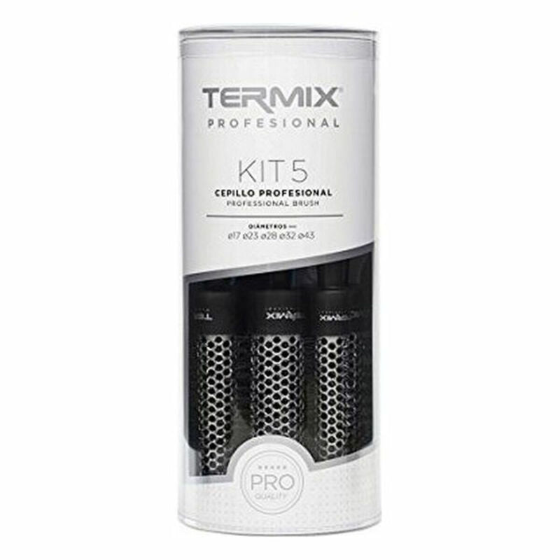 Brush set Termix Black Aluminium (5 uds) (Refurbished B)