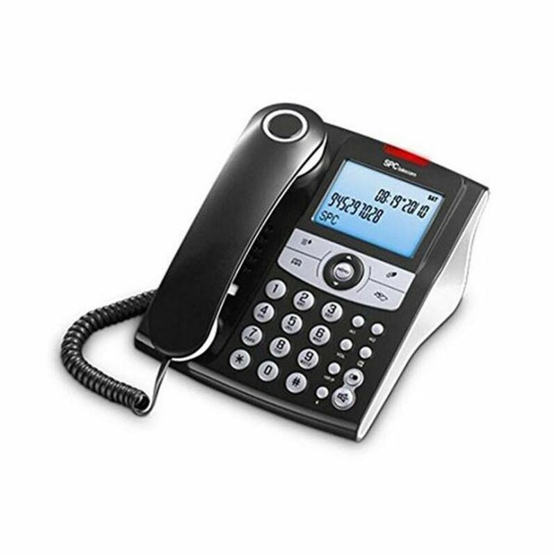 Landline Telephone SPC LCD Black (Refurbished A)