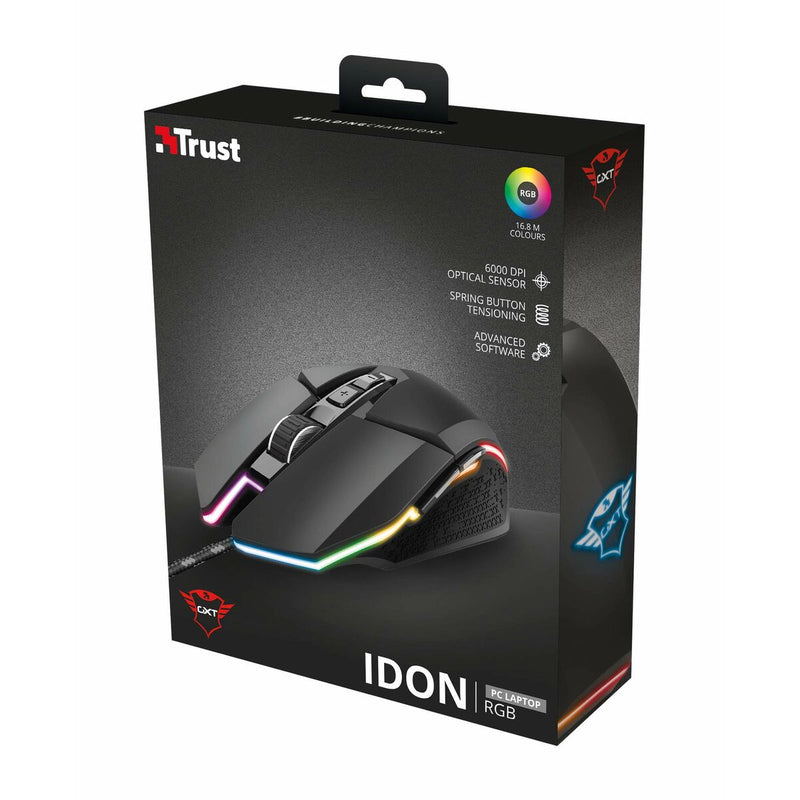 Mouse Gaming con LED Trust GXT 950 Idon (Ricondizionati D)