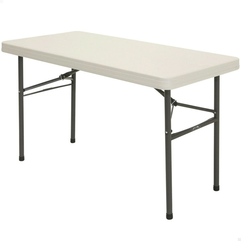 Table Piable Lifetime Crème Plastique (Reconditionné C)