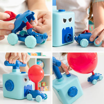 2-in-1 Car and Balloon Launcher Toy Coyloon InnovaGoods Blue (Refurbished B)