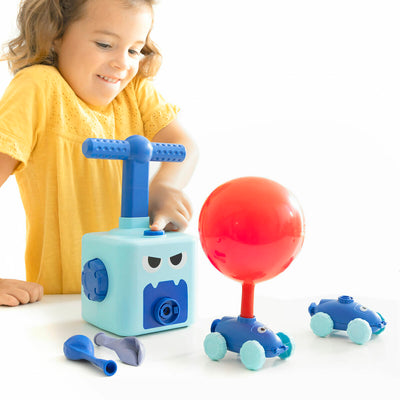 2 in 1- Spielzeug Auto und Ballonwerfer Coyloon InnovaGoods Blau (Restauriert B)