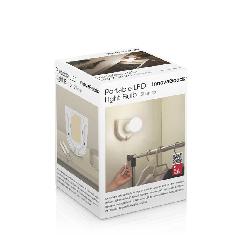 Bombilla LED Portátil Stilamp InnovaGoods Blanco A 4 W 1 W (1 unidad) (Reacondicionado B)