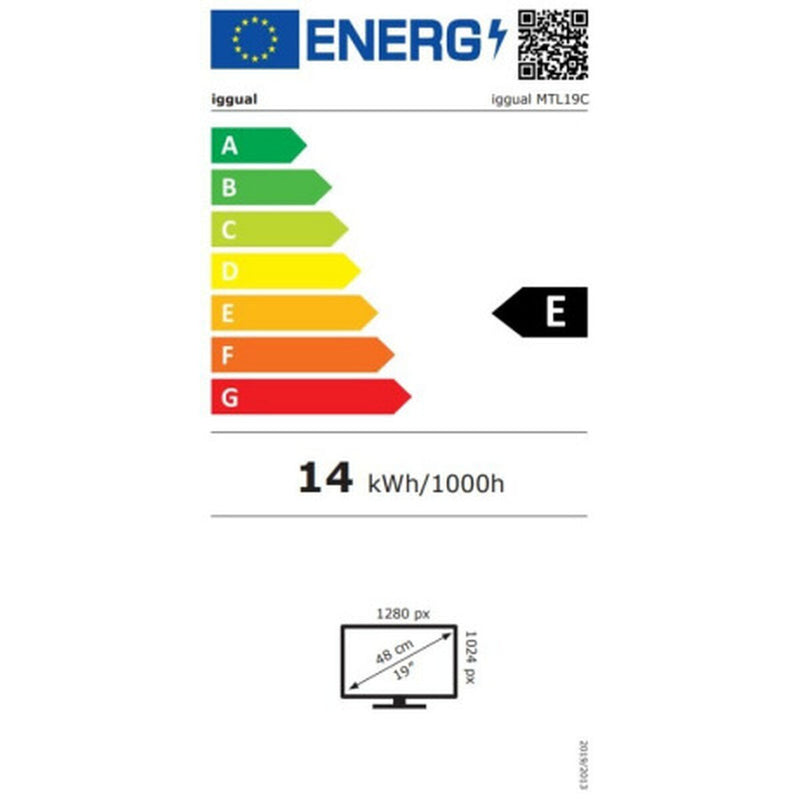 Écran iggual SXGA 19" 240 Hz Tactile (Reconditionné A)