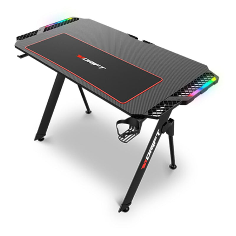 Schreibtisch Gaming DRIFT DRDZ150RGB Schwarz (Restauriert A)