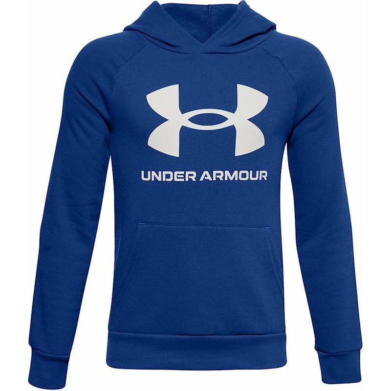 Felpa con Cappuccio Bambino Under Armour Azzurro 14 Anni (Ricondizionati A)