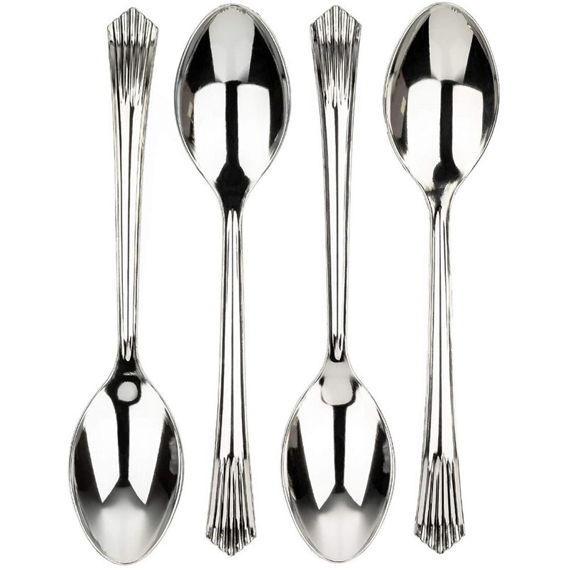 Teaspoons Mehrweg Plastic Silver (Refurbished B)