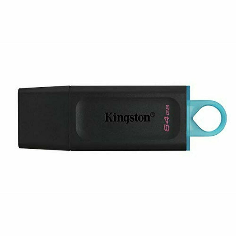 Memoria USB Kingston DTX/64GB Negro (Reacondicionado A)