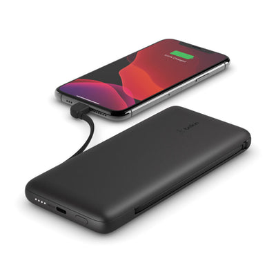 Powerbank Belkin BPB006btBLK 18W 10000 mAh Schwarz 220 V (Restauriert B)