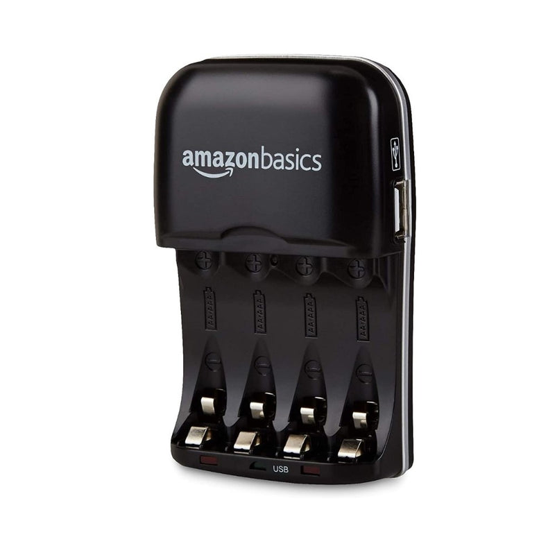 Caricabatterie Amazon Basics V-3299USB-EU Nero (Ricondizionati C)