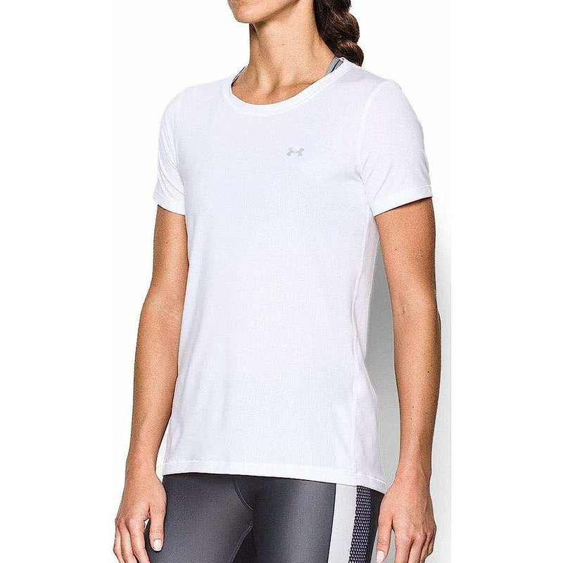 Damen Kurzarm-T-Shirt Under Armour 1257468-001 Weiß S (Restauriert A)