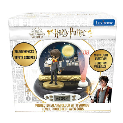 Orologio Sveglia Lexibook Harry Potter Proiettore 3D con suono (Ricondizionati C)