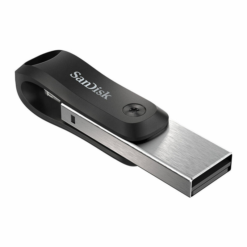 Memoria USB SanDisk SDIX60N-128G-GN6NE Negro Plateado 128 GB (Reacondicionado A)