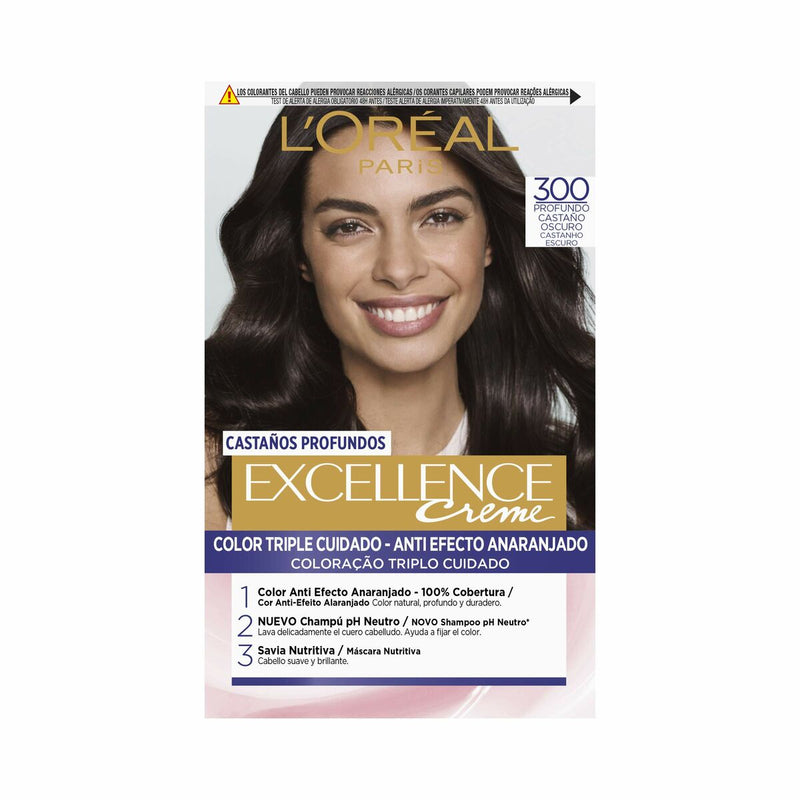 Tinte Permanente Excellence Brunette L&