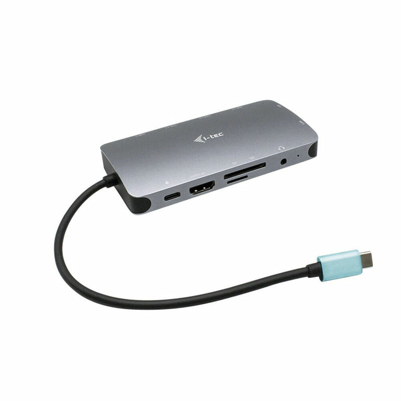 Dockstation i-Tec USB-C Nano Dock HDMI/VGA with LAN + Power Delivery 100 W Plateado (Reacondicionado A+)