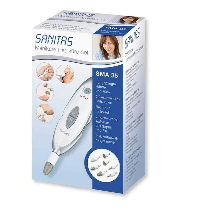 Set manicure e pedicure Sanitas SMA 35 (Ricondizionati B)