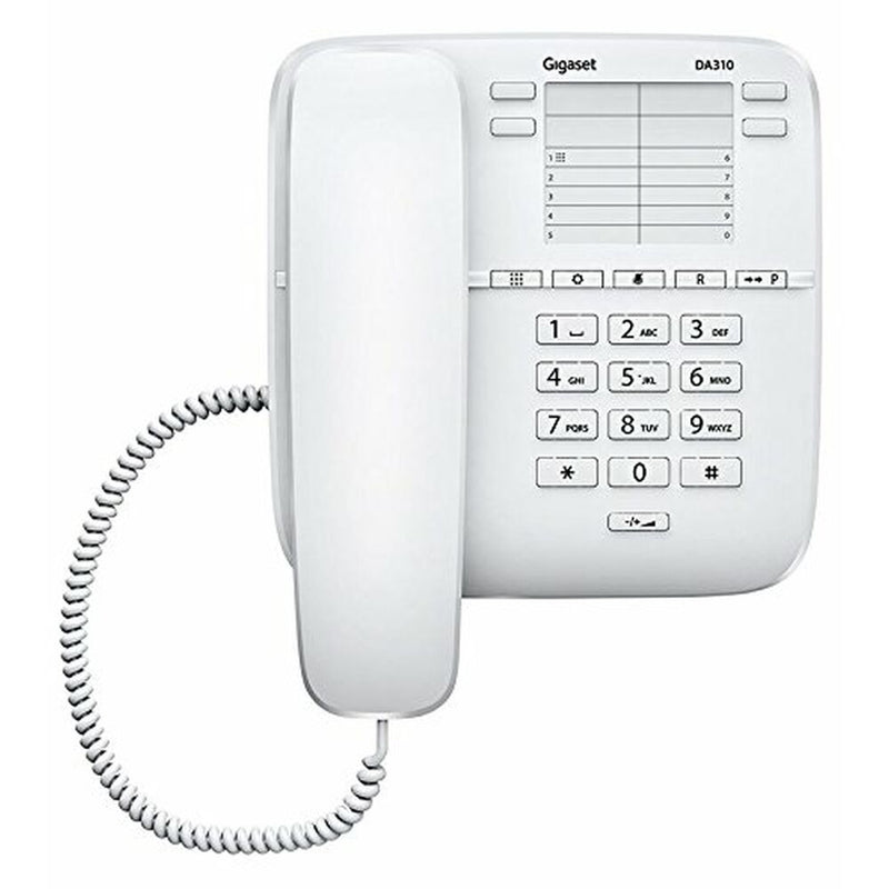 Landline Telephone Gigaset S30054-S6528-R102 White Black (Refurbished A+)