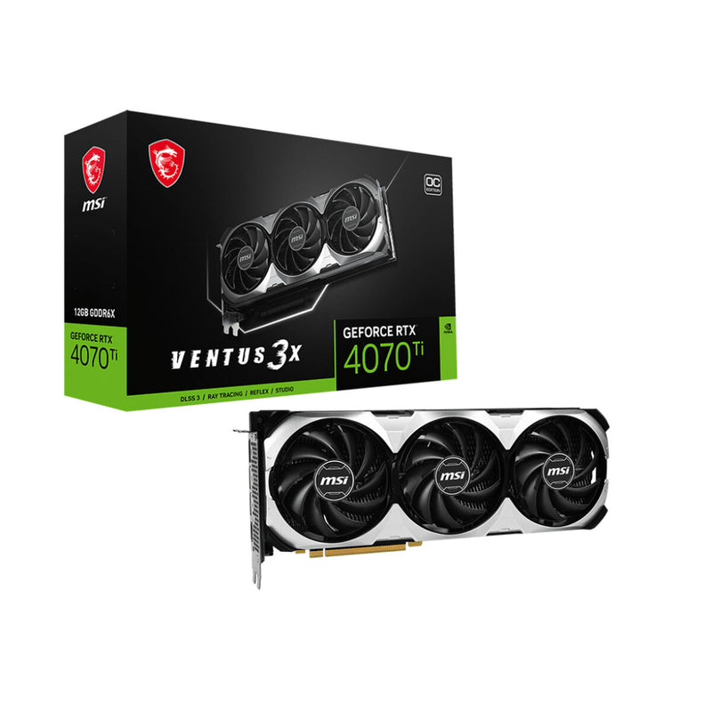 Grafikkarte MSI GeForce RTX 4070 Ti 12 GB RAM 12 GB GDDR6X (Restauriert A)