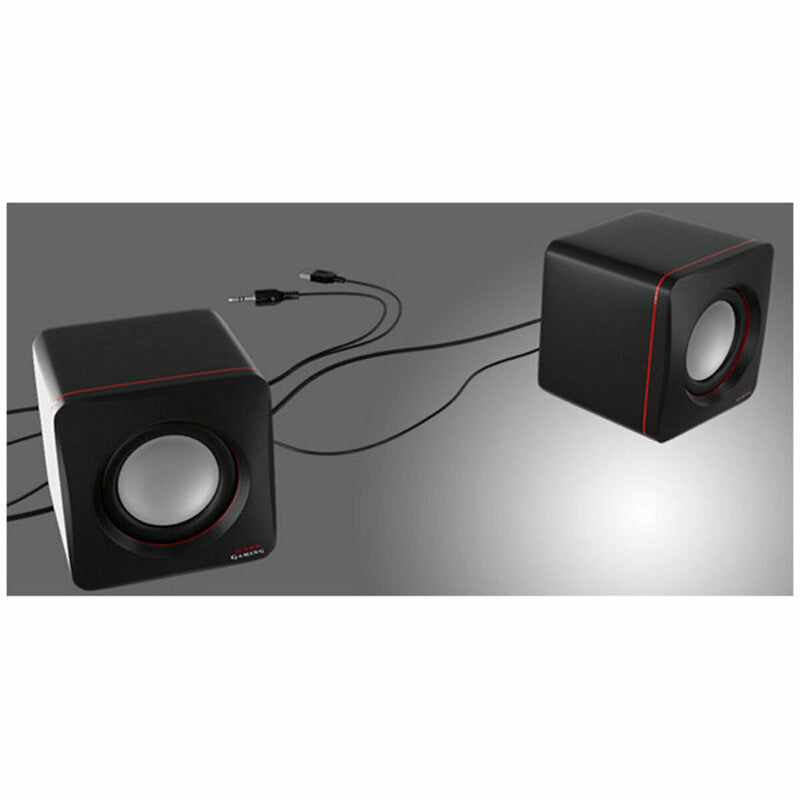 Gaming Speakers Skin O2 MAS0 2.0 USB 8W Black (Refurbished B)