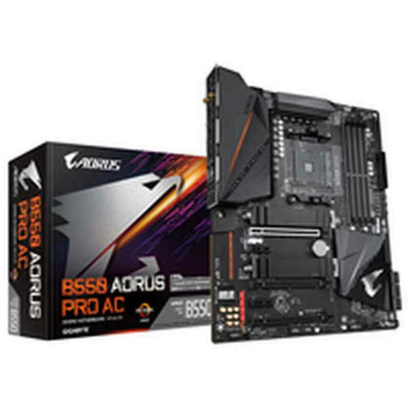 Mainboard Gaming Gigabyte B550 AORUS PRO AC ATX AM4 AMD AMD AM4 (Restauriert A)