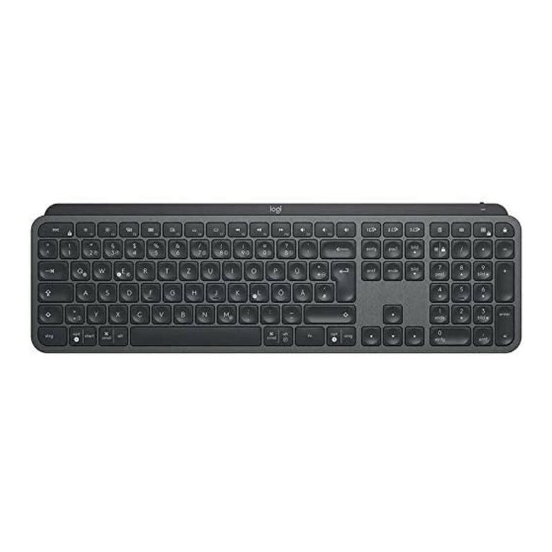 Teclado Logitech 920-009403 Alemán Inglés Negro Gris Grafito QWERTZ (Reacondicionado A)