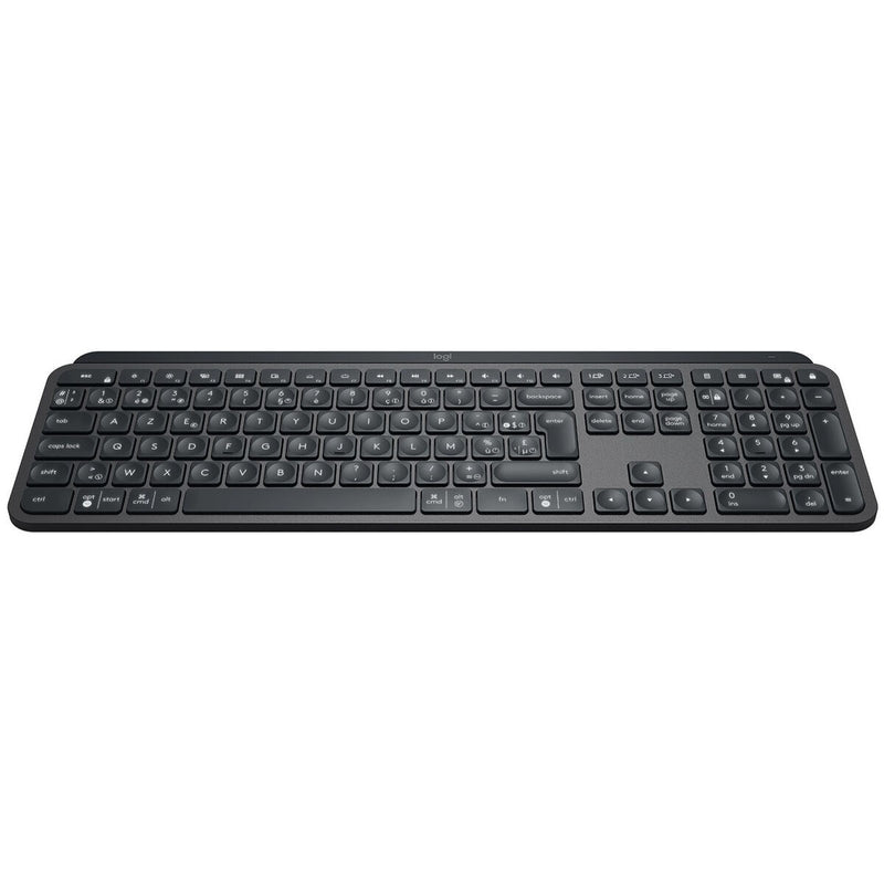 Bluetooth Keyboard Logitech Mx Keys French Graphite AZERTY (Refurbished A)