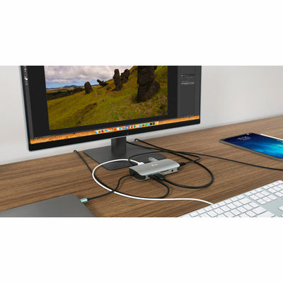 Dockstation i-Tec USB-C Nano Dock HDMI/VGA with LAN + Power Delivery 100 W Plateado (Reacondicionado A+)