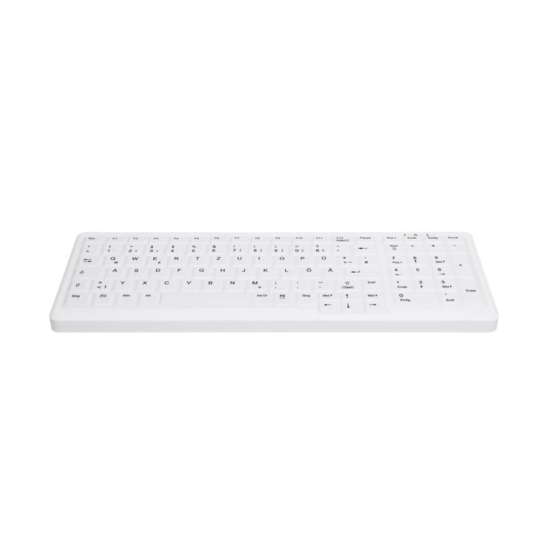 Clavier Cherry AK-C7000 Blanc Allemand QWERTZ (Reconditionné B)