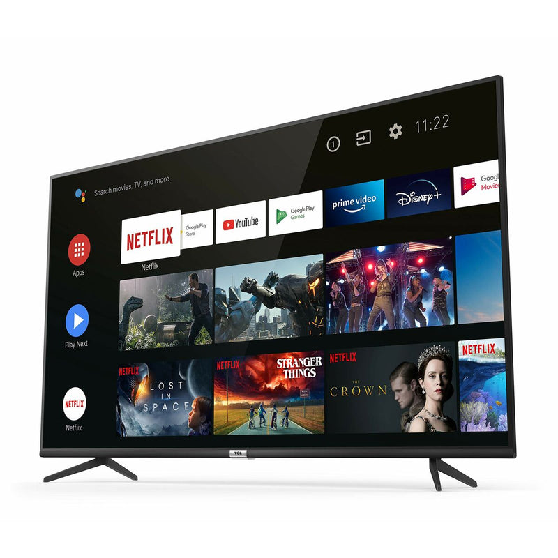 Smart TV TCL 43" 4K Ultra HD HDR10 Android TV 9.0 LED D-LED LCD (Reacondicionado A)