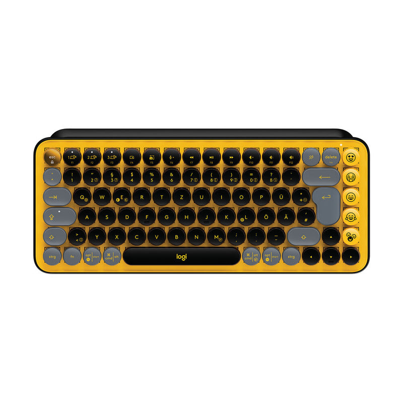 Tastatur Logitech 920-010719 QWERTZ Deutsch Gelb (Restauriert B)